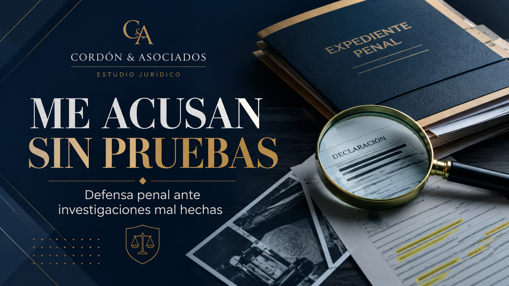 Me acusan sin pruebas: defensa penal ante una investigación mal hecha en Resistencia, Chaco.