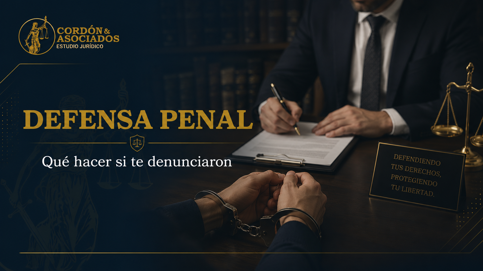 Abogado penalista en Resistencia, Chaco, para defensa penal ante denuncias, citaciones o imputaciones.